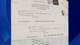 Some of the many letters written by Harold Hempstead to CBS4's Michele Gillen. (Source: Michele Gillen/CBS4)